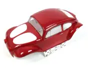 1:10 RC Painted RED Lexan Body Shell- Baja Bug, Beetle for Truck, Crawler, Buggy