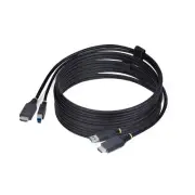 Startech HU12210-KVM-CABLE 10FT (3M) HDMI AND USB 5GBPS KVM CABLE, 4K 60HZ, HDMI