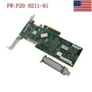 LSI 9240-8i 6Gbps SAS HBA FW:P20 SAS SATA IT Mode ZFS FreeNAS unRAID