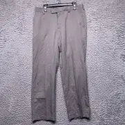 Kenneth Cole Reaction Pants Mens 32 29 Gray Flat Front Dress Business