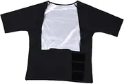 [LIFKOME] Men's Compression Shirt Gym Sports T-Shirt Quick Dry Workout Support Vest Black