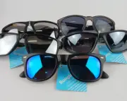 5 PACK FGX SUNGLASSES MIXED LOT 4 MIRRORED AND BLACK 100% UVA/UVB