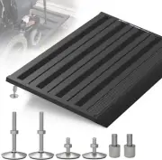 Threshold Ramp for Doorways, Adjustable Height 2.6"-6.7" Aluminum Wheelchair Ram