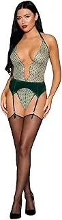 [Dreamgirl] Women's Teddy & Garter Belt