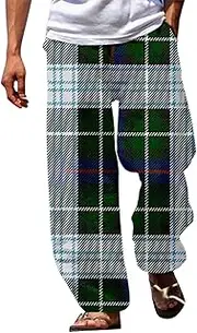 [Generic] Simple L Summer Pants Beach Pants Drawstring Elastic Waist Print Stripe Graphic Prints Geometry Comfort Casual Daily Holiday Streetwear with Foam