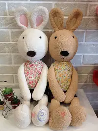 在飛比找蝦皮購物優惠-☆le sucre法國兔 砂糖兔 絨毛娃娃 兔子玩偶 經典碎