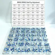 320Pcs/Box 32Values RM065 100R - 2M RM063 Carbon Film Horizontal Trimpot Potentiometer Assortment Kit Variable Resistor