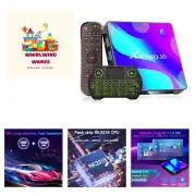2024 Android TV Box 11.0, Smart Android TV Box 2GB RAM 16GB ROM RK3318 Quad C...
