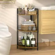 Bathroom Standing Shelf, 3 Tier Open Floor Shelves, Free-Standing Shelf Units...