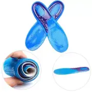 Mens sz. 9-14 XL Silicone Gel Support w/ arch Plantar Fasciitis Orthidic Insoles