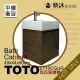 【新沐衛浴】TOTO L710CGUR台上盆專用/防水木紋浴櫃49x44x50cm(TOTO L710CGUR專用浴櫃)