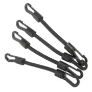 4 Pcs Elastic String Hook Kayak Buckle Strap Straps Camping Rope Cord