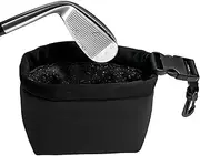 Golf Club Wash Bag - Golf Cleaning Bag | Golf Ball Scrub, Portable Detachable Cleaning Diving Cloth, Pocket Wipe Golf Ball Washer, Machine Washable Washer Pouches Men Go