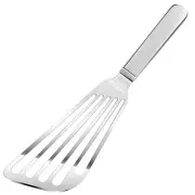 Thin Fish Spatula Stainless Steel -Flexible Slotted Egg Flipper with Angled B...