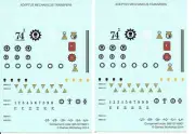 Warhammer 40k Adeptus Mechanicus transfer sheet - 2 SHEETS