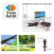 Tree Swing Hanging Kit – Heavy Duty, Weather Resistant, Swing Line to Hang Mu...