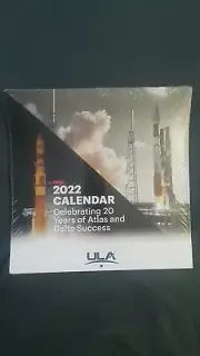 2022 Calendar ULA Outer Space Atlas Delta BRAND NEW