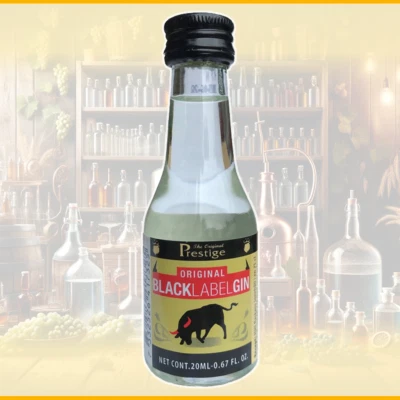 BLACK LABEL GIN ORIGINAL PRESTIGE FLAVOUR ESSENCE FOR ALCOHOL 20ML
