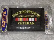 New Enduring Freedom Veteran Fi Nylon Tri Fold Wallet With Logo - Free Shipping