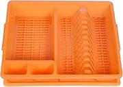 Countertop Dish Rack, Dish Drainer, Draining Rack, Space Saving Organizer, Multifunctional Dishes Dryer, Utensils and Plates Drying Storage, Perfect and Suitable for Kitchen