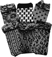[WRITWAA] Summer Socks Women Lace Fishnet Ankle Socks Fashionable and Breathable