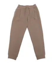 Emporio Armani Kids Drawstring Pleated Track Pants 16Y Brown