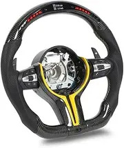 Sport Carbon Fiber LED Display Shift Lights Steering Wheel Nappa Leather Compatible With BMW F20 F22 F30 F32 F15 F16 M