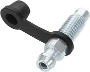 Quick Replacement Bleeder Screw for Braking System for Motorcycle Car with Dust Cover 8x1.25mm Silver