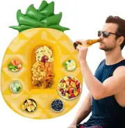 Inflatable Drink Holder - Pineapple Shape Floating Colorful Inflatable Drink ...