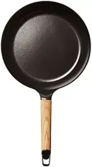 Vermicular FP24-OK Frying Pan 24cm 9.4in Deep type Oak Hand from JAPAN New
