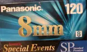1 PANASONIC 8mm GX-MP 120 SPECIAL EVENTS BLANK VIDEO CAMCORDER CASSETTE TAPE