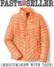 The North Face Women's Thermoball Insulated Puffer Orange Jacket, Medium *NWT!