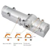 Assa Abloy Door Closer DC247_120000 Silver Hydraulic Weight 160 kg.