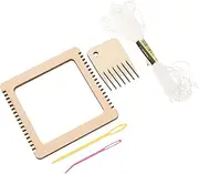 Angoily 1set Mini Weaving Tools Crafts Versatile Weaving Board Kit for Home Decor for Beginners and Enthusiasts Accessories Included