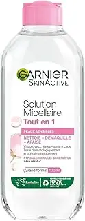 Garnier Skin Active Micellar Solution All in 1 for Sensitive Skin Large 400ml - Pack of 1
