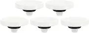 uxcell Camera Shutter Button, 5 Pack Soft Shutter Release Button Pure Copper Camera Button Concave Suitable for Nikon for Fujifilm for Leica DSLR/SLR Camera, White