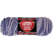 Red Heart Super Saver Yarn-Mulberry Mix E300B-3972