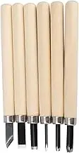 Wooden Parting Straight Chisel Graver,6Pcs Carbon Steel Wood Carving Tool,Wood Carving Chisel Carving Tool,Carbon Steel Wood Whittling Cutter Tool,Wood Carving Tool Carbon Steel Wood Carving Tool