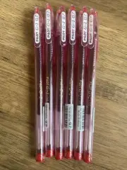 Pilot G-1 0.7mm Fine Red Gel Ball Point Pens, REF : BL-G1-7T-R ( PKT 6 PENS )