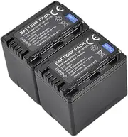 BTBAI 2X VW-VBT380 Battery for VW-VBT190 HC-V777 W570 W570M W580 W580M W850 W850M W858 WX979 WX90 WX970 WX970M WX990 WX990M WXF990 WXF990M WXF-991 999 VX870 VX970 VX980 VX980M VX981 VX989 V770EB u1a