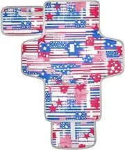 Reusable Diaper Change pad with Tissue Pocket Diaper mat Changing pad Lightweight & Foldable Changing Station