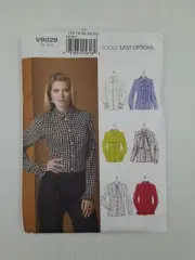 Vogue Sewing Pattern 9029 V9029 Misses Blouse Shirt Pattern Size 16-24 NEW