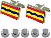 [Select Gifts] Shirt Dress Studs Overijssel Flag Cufflinks