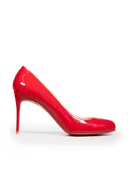 Red Patent Pumps