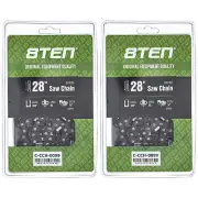 Chainsaw Chain 28 Inch .050 3/8 93DL for Homelite 350 450 460 650 360 330 2-Pack