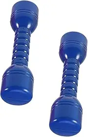 ifundom 2Pcs Ergonomic Plastic Dumbbells for Exercise Barbells for Fitness Training for Kindergarten Workouts Coordination and Strength