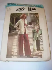 WOMENS UNCUT SIMPLICITY 7024 Sewing Pattern JACKET PANTS SIZE 12 34" BUST