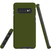 For Samsung Galaxy S10 Case, Shielding Back Cover,Army Green