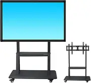 Portable TV Stand Floor Standing, Wire Management 360º of Swivel for 32-85 Inch LED LCD Plasma Flat Panels Living Room Conference Office,32~85inch