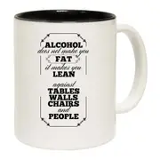 Alcohol Makes You Lean Beer Wine Mug Cup